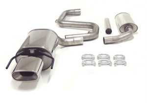 TA-Technix Catback system i rustfrit stål Saab 9-3