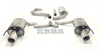 TA-Technix Duplex Catback system i rustfrit stål Saab 9-3