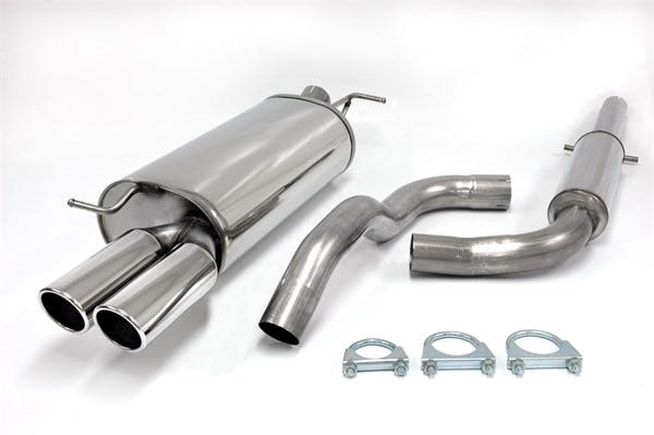TA-Technix Catback system i rustfrit stål VW Golf 4