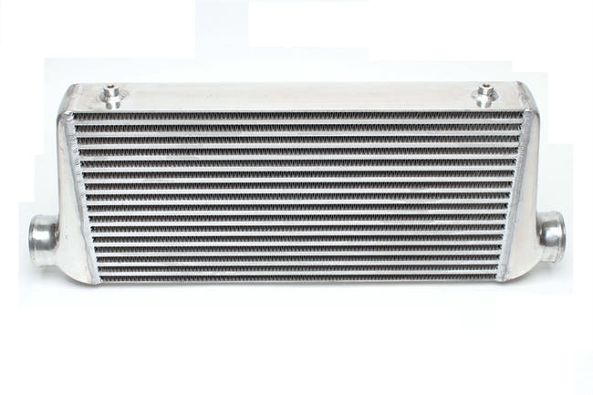 TA-Technix intercooler – Sølv intercooler høj fra forsiden