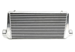 TA-Technix Intercooler Toyota Supra MKIV – Sølv stor intercooler frontalvisning