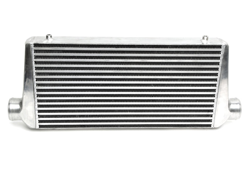 TA-Technix Intercooler Toyota Supra MKIV – Sølv stor intercooler frontalvisning