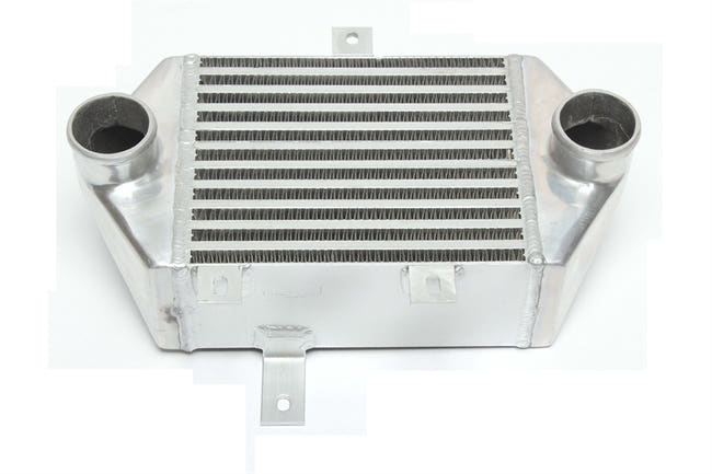 TA-Technix Intercooler Toyota MR2 – Sølv bred intercooler frontalvisning