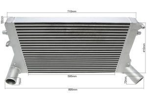 TA-Technix intercooler – Sort intercooler kantet med øjet øverst