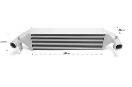 TA-Technix intercooler – Grå intercooler stor målinger tegnet