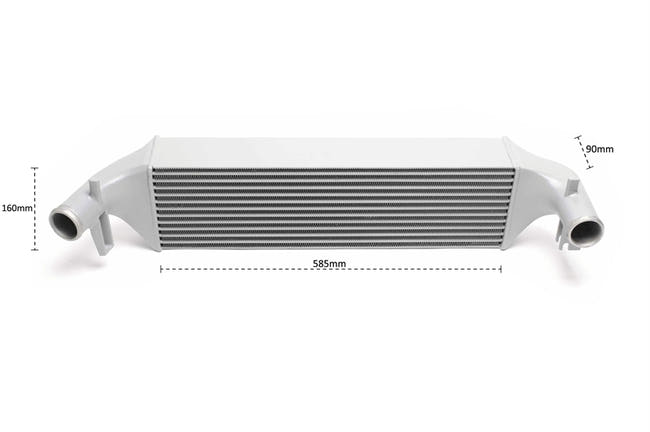 TA-Technix intercooler – Grå intercooler stor målinger tegnet