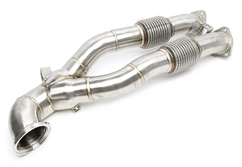 TA-Technix downpipe – Udstødningsmanifold bøjet med tilslutninger