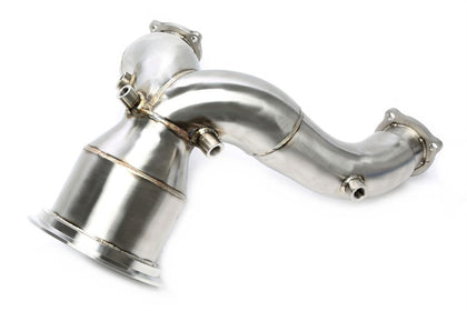 TA-Technix downpipe – Sølvfarvet udstødningsmanifold samling