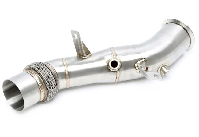 TA-Technix downpipe – Stål udstødningsrør med bøjning