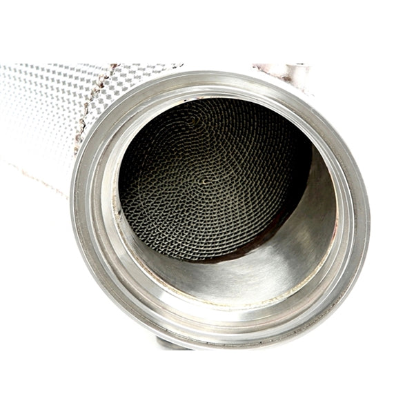 TA Technix Downpipe Med Varmeskjold Og Katalysator Converter BMW X4 Serie G02 – Monteringsdiagram med dobbelt bundarm og delnumre