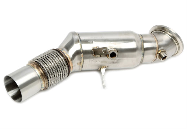 TA Technix Downpipe Med Katalysator BMW 1 Serie F20, F21 – Monteringsdiagram med knælinie-komponent og monteringspunkter