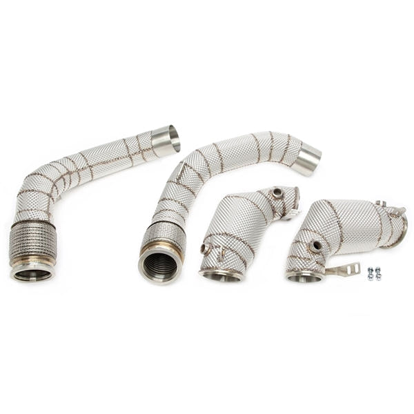 TA Technix Downpipe Med Varmeskjold Og Katalysator Converter BMW 8 Serie M8 G14/G15/G16 (F91/F92/F93)