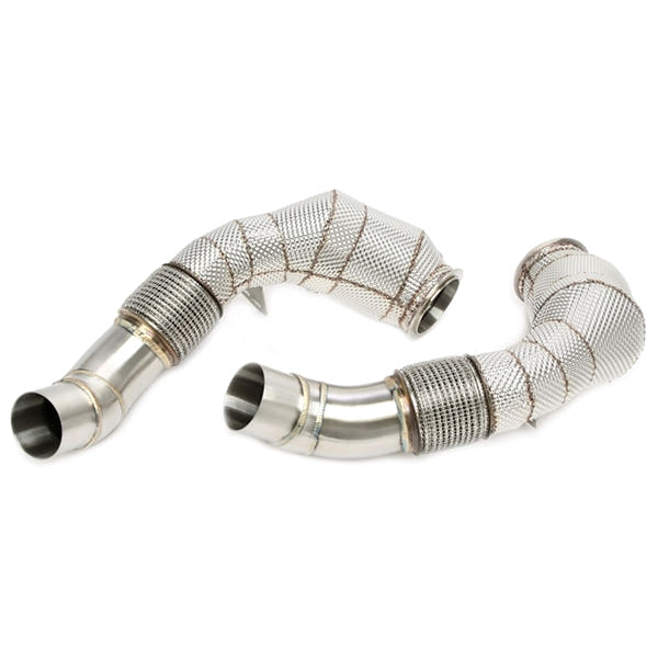 TA Technix Downpipe Med Varmeskjold Og Katalysator Converter BMW 6 Serie M6 F12/F13/F06 – Monteringsdiagram med delnumre