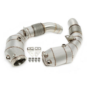 TA Technix Downpipe Med Varmeskjold Og Katalysator Converter BMW 6 Serie M6 F12/F13/F06