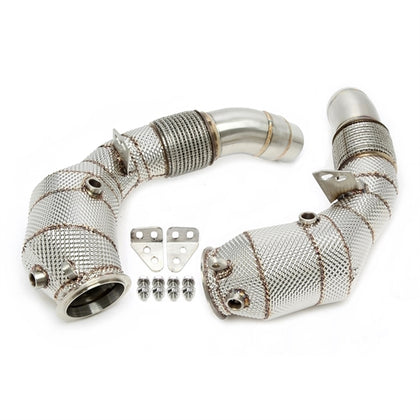 TA Technix Downpipe Med Varmeskjold Og Katalysator Converter BMW 6 Serie M6 F12/F13/F06