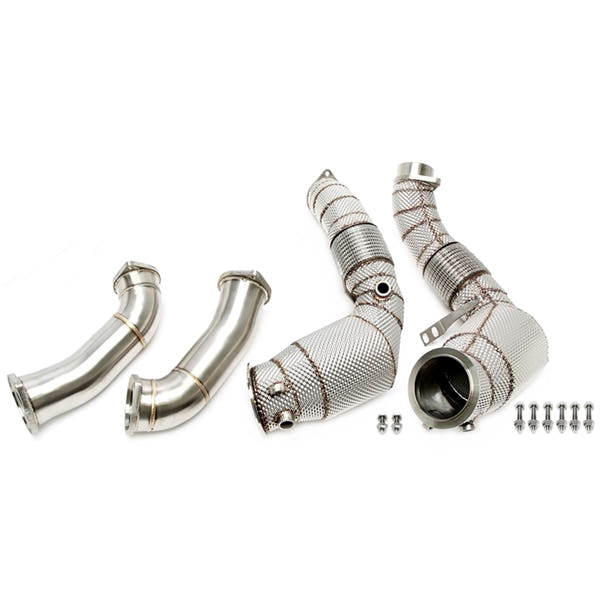 TA Technix Downpipe Med Varmeskjold Og Katalysator Converter BMW 8 Serie M8 Type G14/G15/G16 (F91/F92/F93)