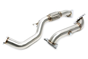 TA-Technix Downpipe Honda Civic R – Sølvfarvet fleksibel forbindings rør