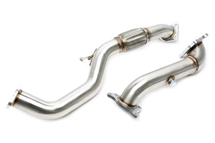 TA-Technix Downpipe Honda Civic R – Sølvfarvet fleksibel forbindings rør