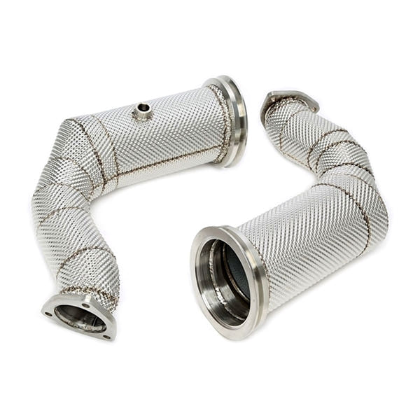 TA Technix Downpipe Med Varmeskjold Og Katalysator Converter Audi SQ7 Type 4L (4M) – Fleksibel katalysator med metalvæv
