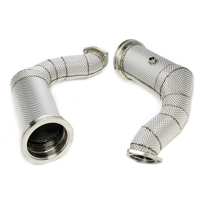 TA Technix Downpipe Med Varmeskjold Og Katalysator Converter Audi Q8 Type 4L (4M)