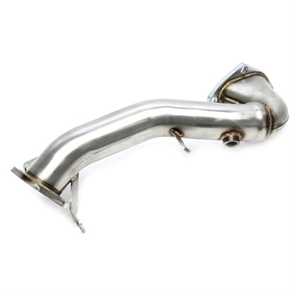 TA Technix Downpipe VW Golf V+VI Type 1K – Krumrør med beslag og flangekobling sølv