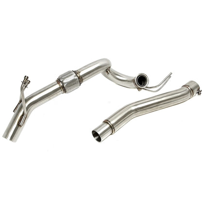 TA Technix Downpipe Med Flexrør Audi A3 (8P) – Stål-rørbøjning med flangesamling