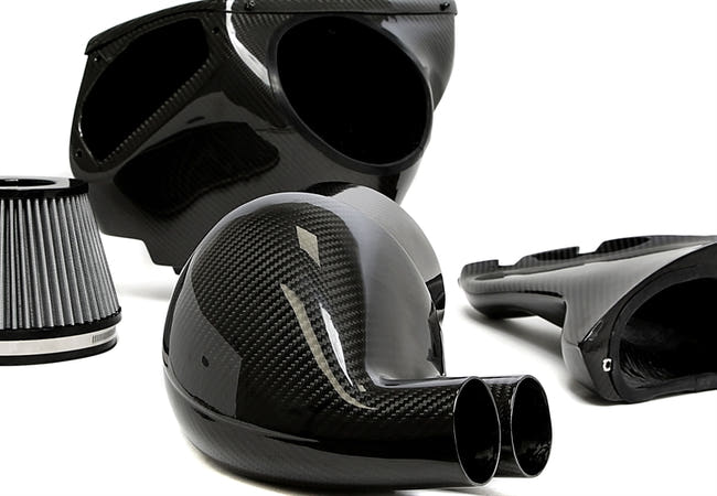 TA-Technix luftindsugning – Carbon fiber luftindtag boks fra siden