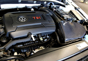 TA-Technix luftindsugning – Bilmotor sort carbonfiber dække