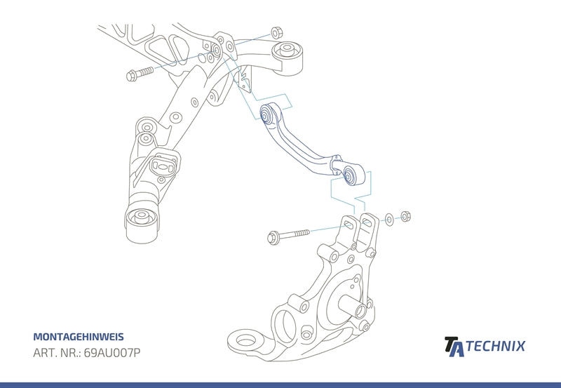 TA-Technix undervognsdel – Suspension-tegning detaljer
