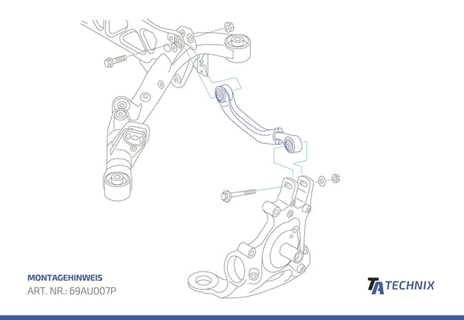 TA-Technix undervognsdel – Suspension-tegning detaljer