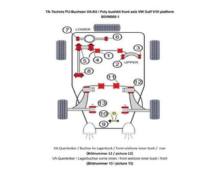 TA-Technix undervognsdel – Platform underkarrosseri diagram