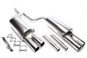 TA-Technix Catback system i rustfrit stål Audi A6 C5 4B