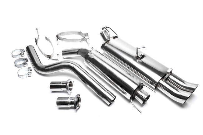 TA-Technix Catback system i rustfrit stål Opel Kadett E