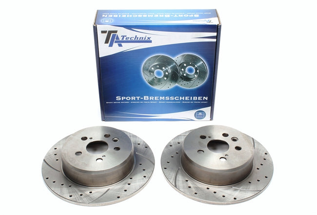TA Technix Sport Bremseskivesæt, Bagaksel Toyota Celica Coupe (AT18_, ST18_)
