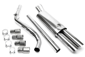TA-Technix Catback system i rustfrit stål VW Golf 4