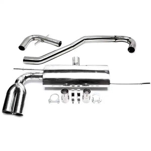 TA-Technix Duplex Catback system i rustfrit stål VW Golf 5 Plus