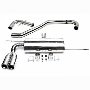 TA-Technix Duplex Catback system i rustfrit stål Audi A3 8P
