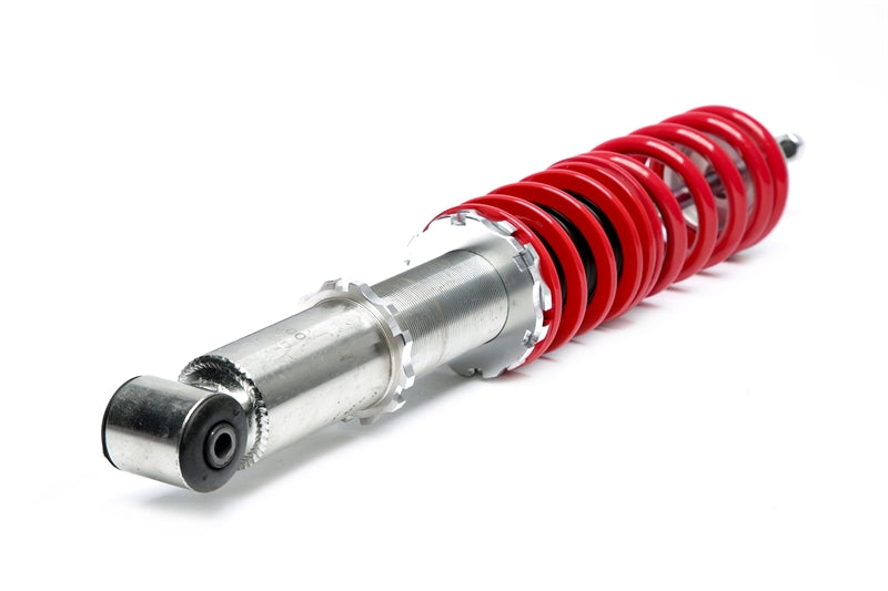 TA-Technix gevindundervogn – Coilover suspension med røde spiralefjedre