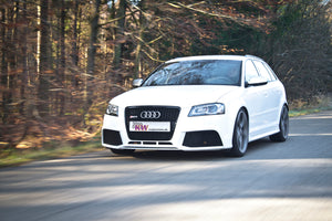 Audi RS3 8P med KW V4 Clubsport undervogn, forfra