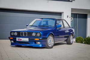 BMW 3er E30 med KW-undervogn