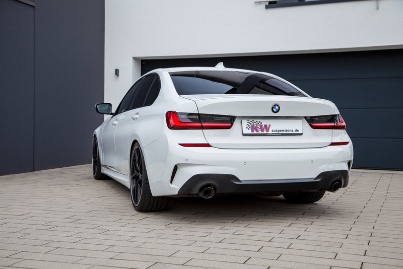 BMW 3er G20 med KW-undervogn
