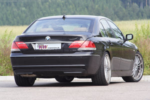 BMW 7er E65 med KW-undervogn