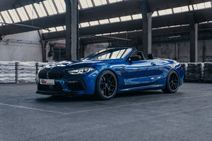 BMW M8 Competition Cabrio med KW-undervogn