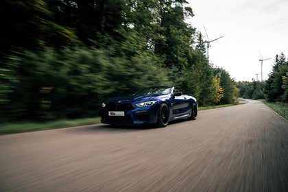 BMW M8 Competition Cabrio med KW-undervogn