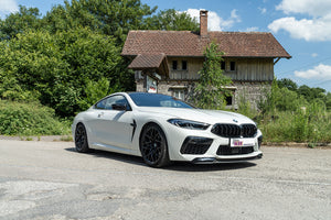 BMW M8 Competition med KW-undervogn