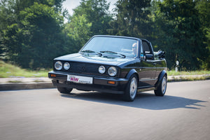 VW Golf I Cabrio med KW-undervogn