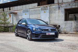VW Golf VII R med KW-undervogn