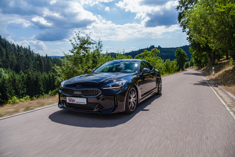 KIA Stinger med KW-undervogn