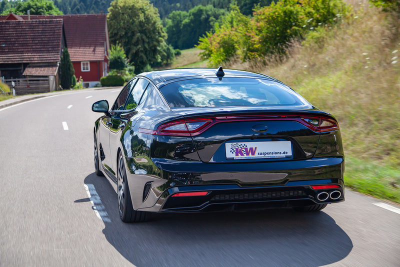 KIA Stinger med KW-undervogn