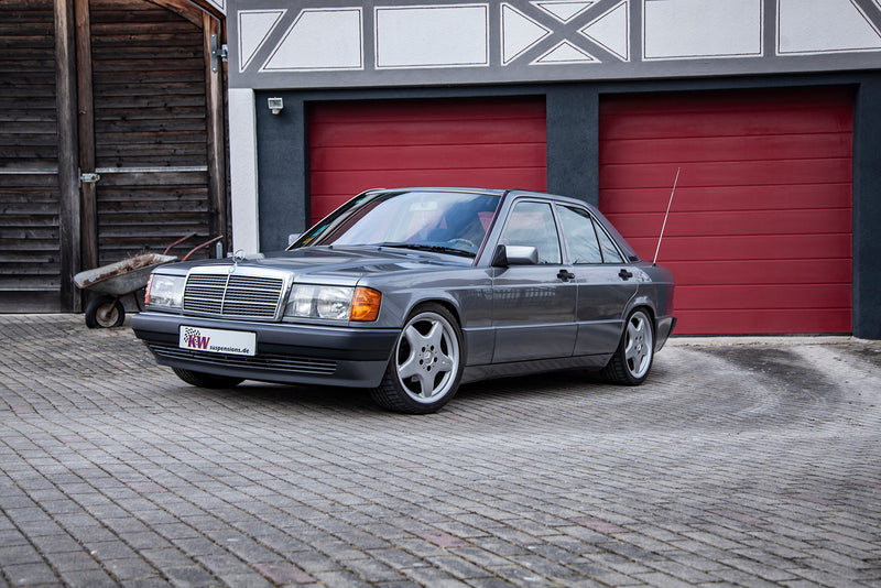 Mercedes 190 med KW-undervogn